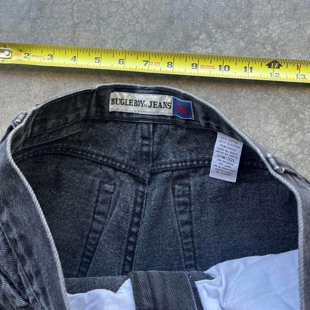 Vintage Y2K bugle boy black denim jeans 28